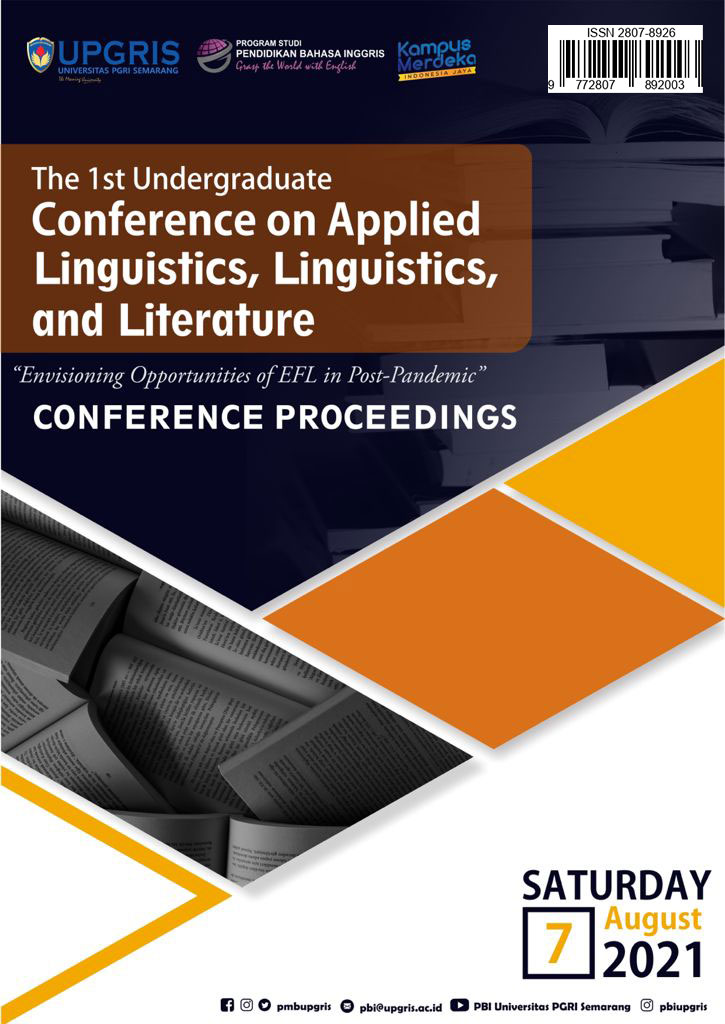 The title of this proceedings is taken from the theme of the 1st Undergraduate Conference on Applied Linguistics, Linguistics, and Literature conducted on 7 August 2021