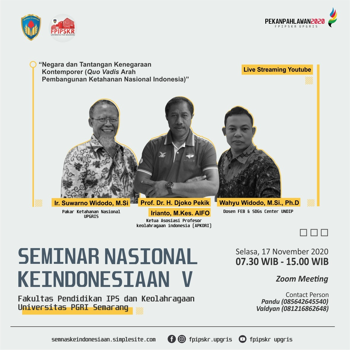 					View Vol. 2 No. 1 (2020): Seminar Nasional Keindonesiaan V
				