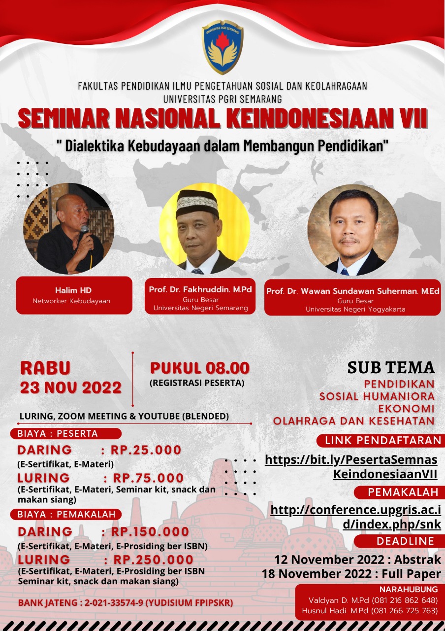 					View 2022: Seminar Nasional Ke Indonesiaan VII
				